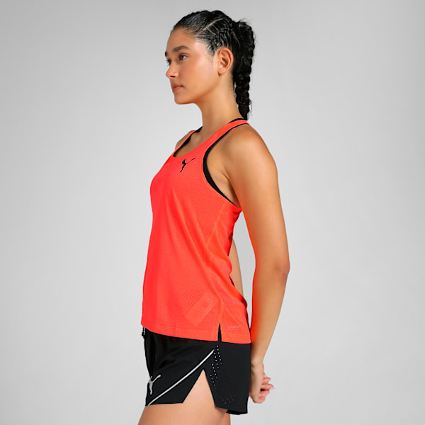 Raceday Ultraspun Women's Moisture-Wicking Singlet, Glowing Red, extralarge-IND
