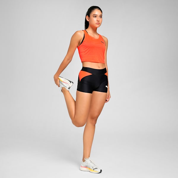 Ultraspun Boston Marathon Women's Breathable Crop Singlet, Glowing Red, extralarge-IND