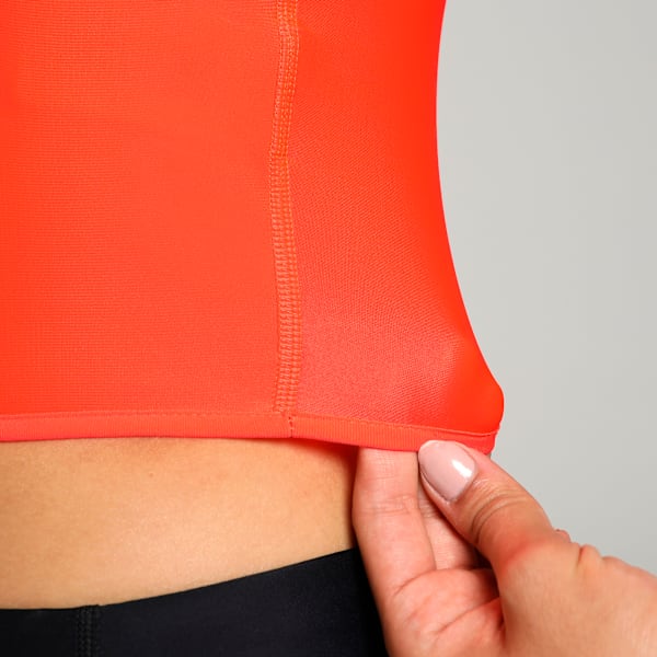 Boston Marathon Women's Breathable Training Crop Top, Glowing Red, extralarge-IND