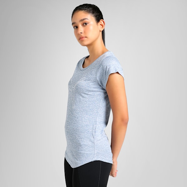 Train All Day Essentials Women’s Moisture-Wicking Heather Tee, Filtered Ash Heather, extralarge-IND