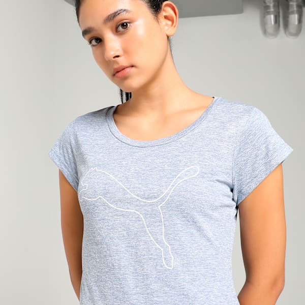 Train All Day Essentials Women’s Moisture-Wicking Heather Tee, Filtered Ash Heather, extralarge-IND
