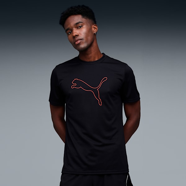 Train All Day Men's Breathable Training Tee, PUMA Black, extralarge-IND