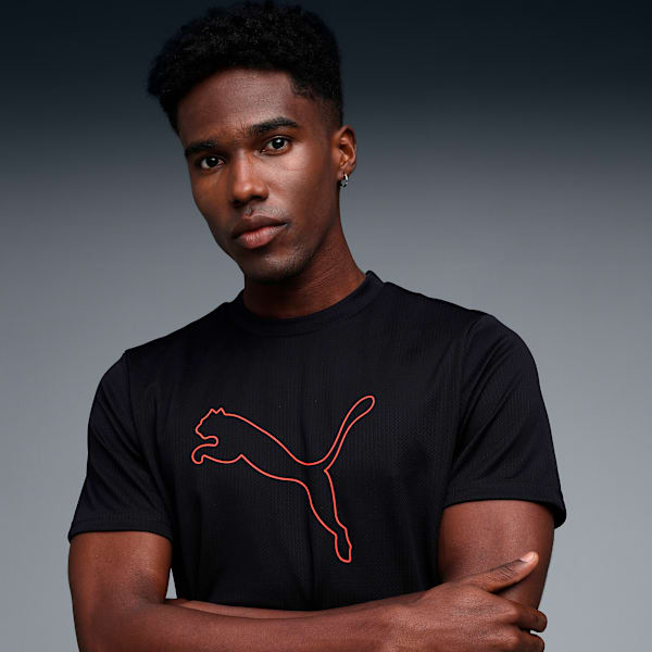 Train All Day Men's Breathable Training Tee, PUMA Black, extralarge-IND