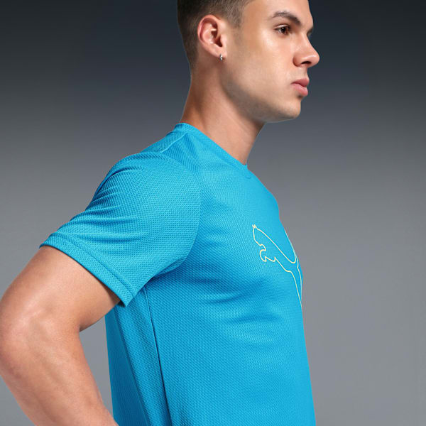 Train All Day Men's Breathable Training Tee, Speed Blue, extralarge-IND