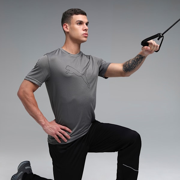 Train All Day Men's Breathable Training Tee, Cast Iron, extralarge-IND