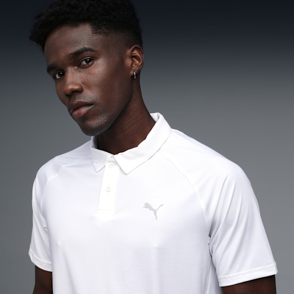 Train All Day Essential Men's Slim Fit Polo, PUMA White, extralarge-IND