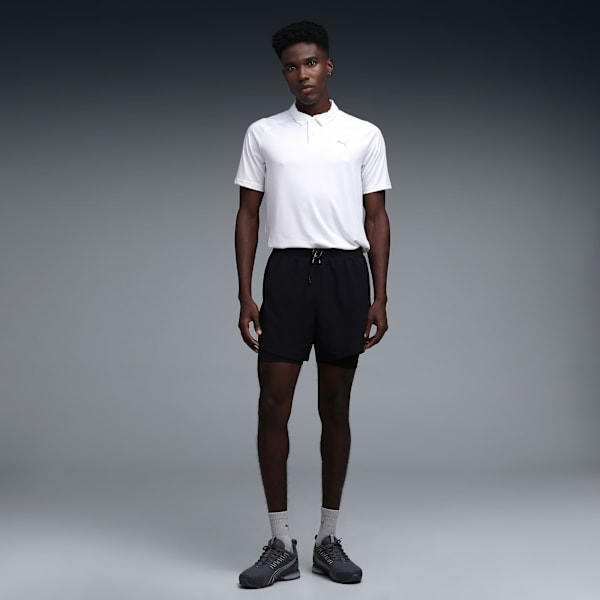 Train All Day Essential Men's Slim Fit Polo, PUMA White, extralarge-IND