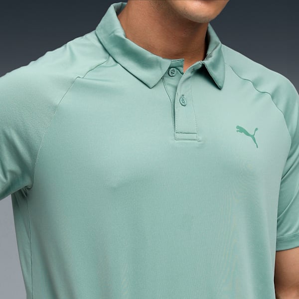 Train All Day Essential Men's Slim Fit Polo, Light Moss, extralarge-IND
