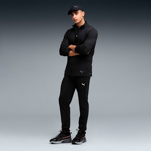 CLOUDSPUN Men’s Full Zip Training Sweat Jacket, PUMA Black, extralarge-IND