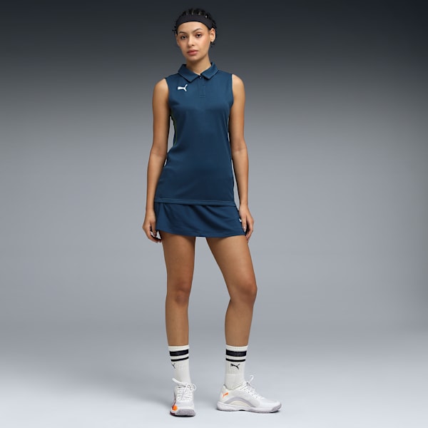 Women's Sleeveless Polo, Intense Blue, extralarge-IND