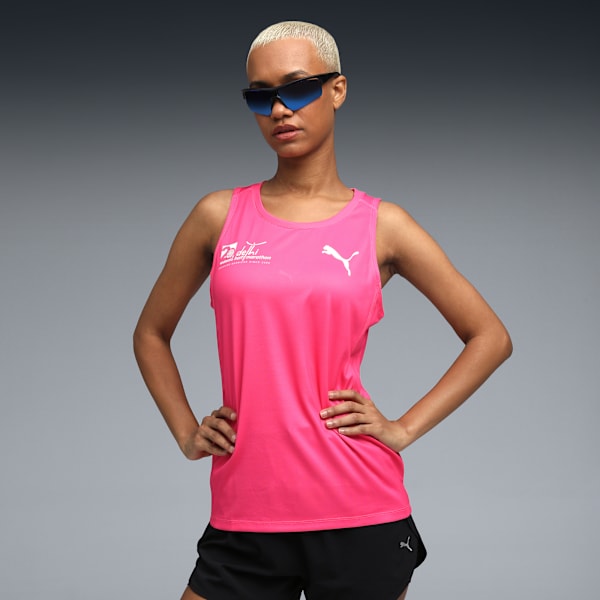 VDHM Women's Graphic Running Tank, Pure Pink, extralarge-IND