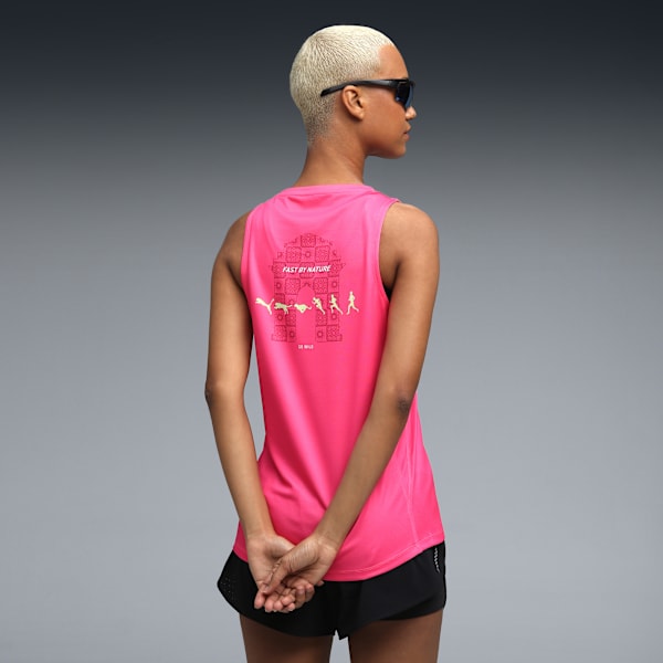 VDHM Women's Graphic Running Tank, Pure Pink, extralarge-IND