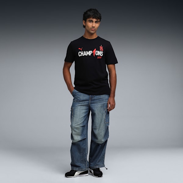 PUMA X RCB Champions Tee, PUMA Black, extralarge-IND
