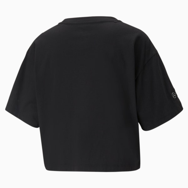 Mercedes F1 Street Vintage Women's Relaxed  T-shirt, Puma Black, extralarge-IND