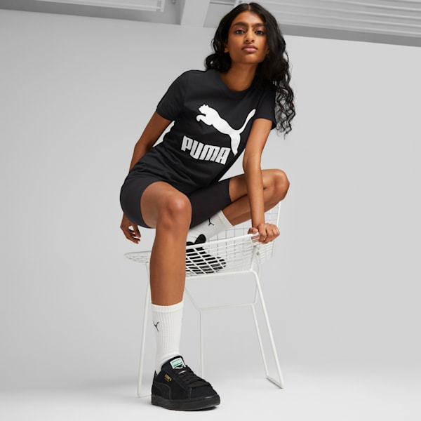 Camiseta Classics Logo para mujer, Puma Black, extralarge