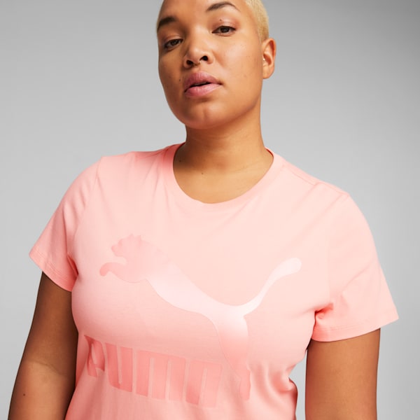 Classics Logo Women's Tee, Peach Smoothie-pearl, extralarge