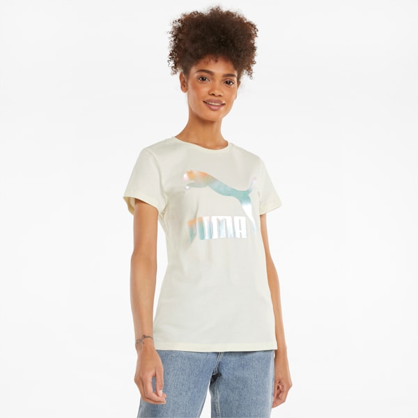 Classics Logo Women's Tee, Ivory Glow-Gloaming, extralarge