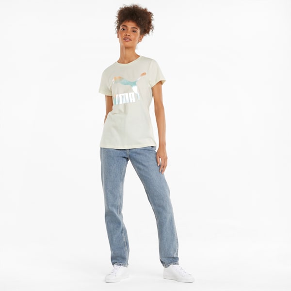 Classics Logo Women's Tee, Ivory Glow-Gloaming, extralarge