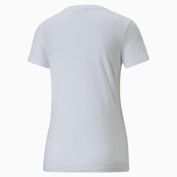 Classics Logo Tee, Puma White-lavender pop, extralarge-IND