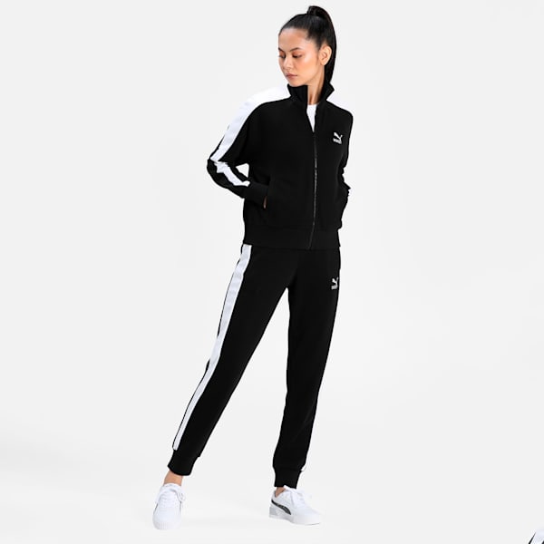 Iconic T7 Women's Track Jacket, Puma Black, extralarge-IND