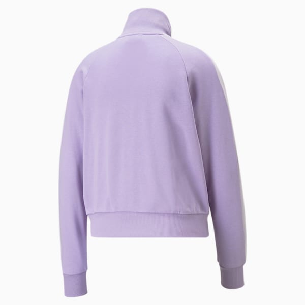 Iconic T7 Women's Track Jacket, Vivid Violet, extralarge-IND