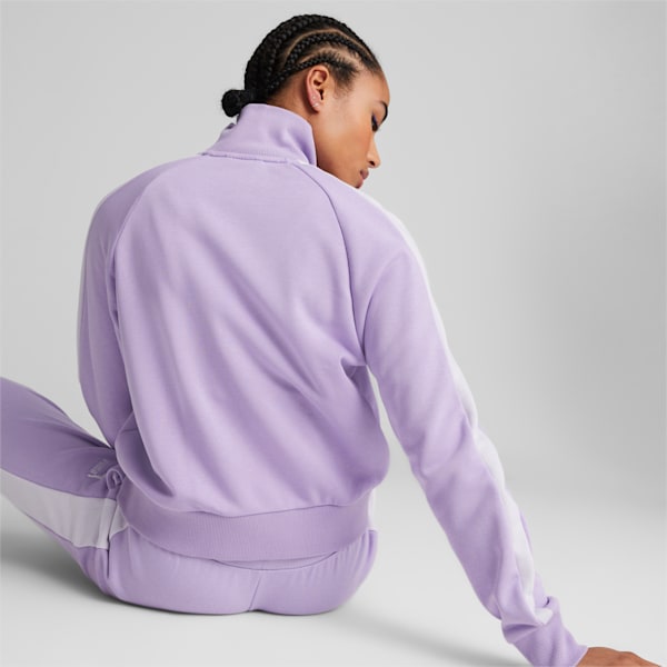 Iconic T7 Women's Track Jacket, Vivid Violet, extralarge-IND