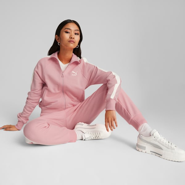 Iconic T7 Women's Track Jacket, Peach Smoothie, extralarge