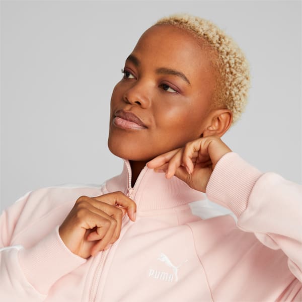 Iconic T7 Women's Track Jacket, Rose Dust, extralarge-IND
