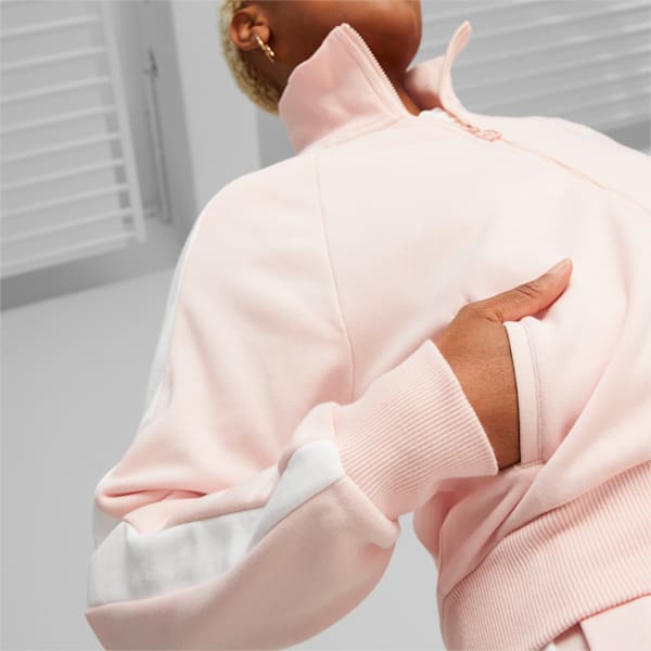 Chaqueta deportiva Iconic T7 para mujer, Rose Dust