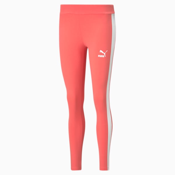 Iconic T7 Women's Leggings, Georgia Peach, extralarge-IND