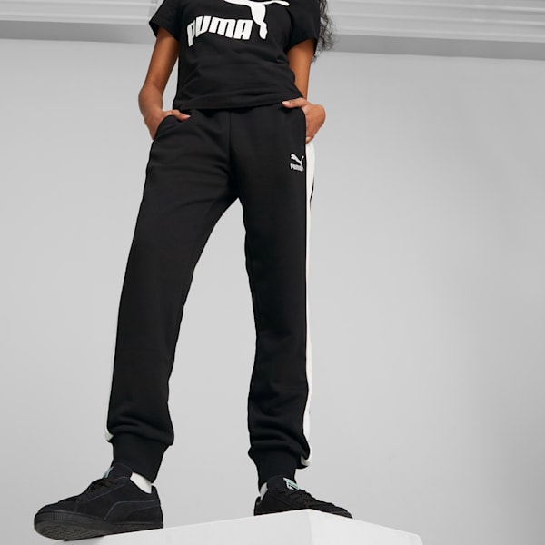 Pantalon de survêtement Iconic T7 Femme, Puma Black, extralarge