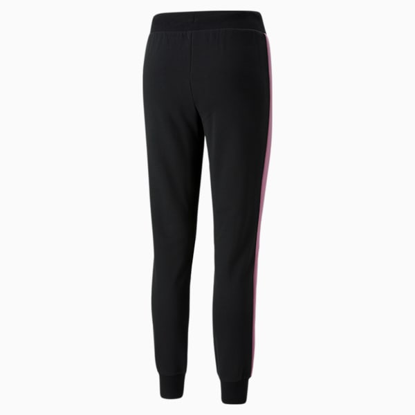 Iconic T7 Women's Track Pants, Puma Black-Opera Mauve, extralarge