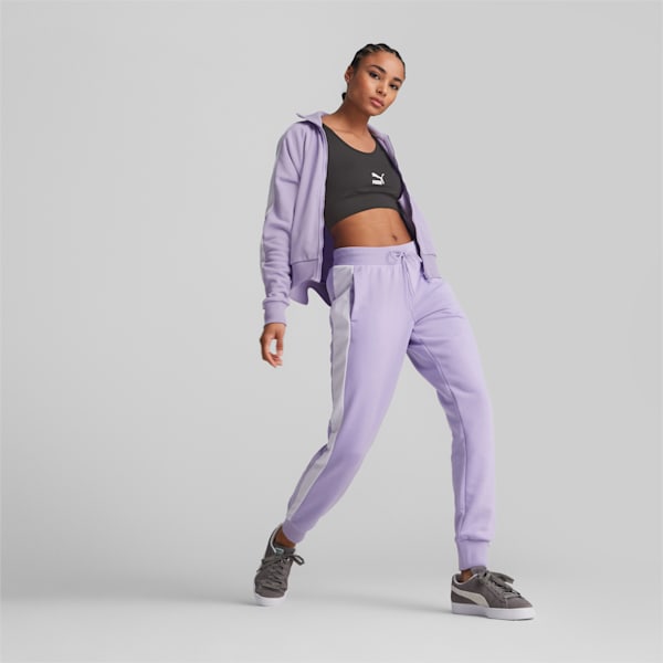 Iconic T7 Women's Trackpants, Vivid Violet, extralarge-IND