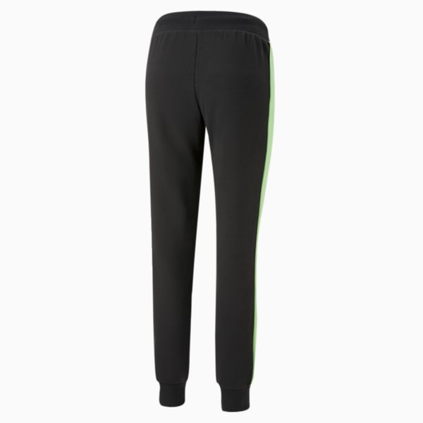 Iconic T7 Women's Trackpants, PUMA Black-Light Mint, extralarge-IND