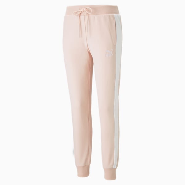 Pantalon de survêtement T7 Iconic Femme, Rose Dust, extralarge