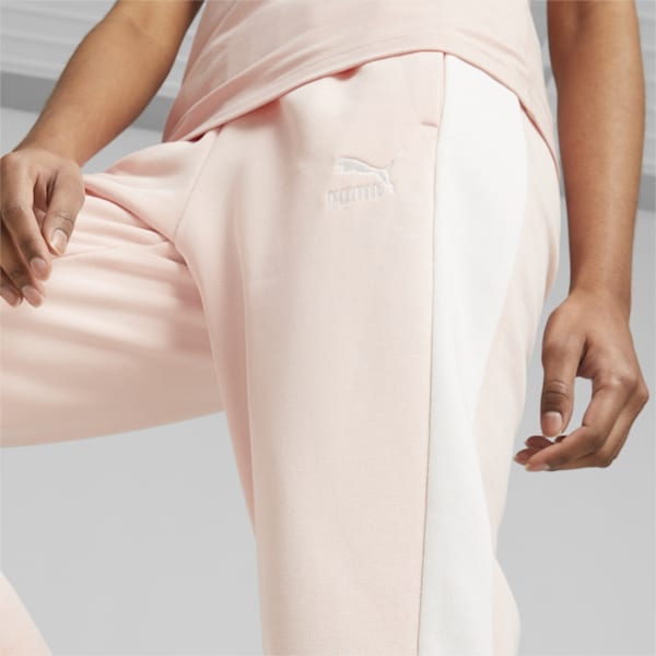 Iconic T7 Women's Trackpants, Rose Dust, extralarge-AUS