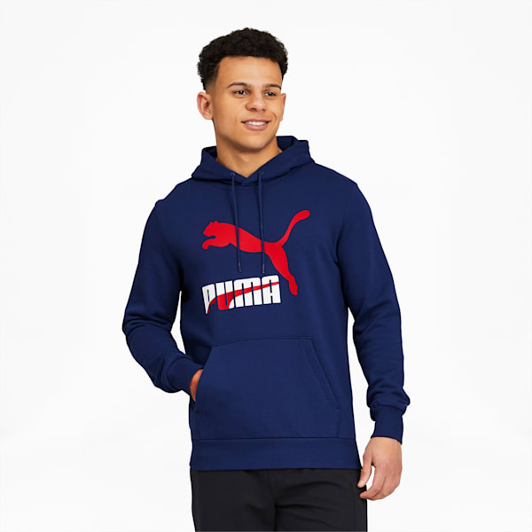  Puma Sudadera con capucha para hombre Classics Oversize Casual  con cordón - Azul : Ropa, Zapatos y Joyería