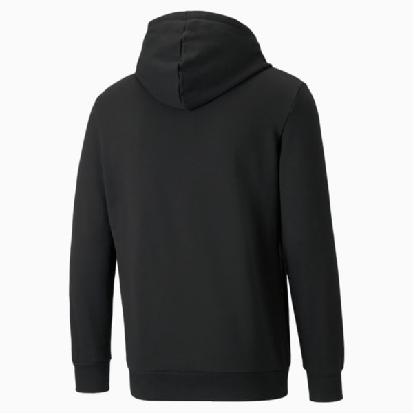 Classics Logo Regular Fit Men's Hoodie, Puma Black-Matte, extralarge-IND