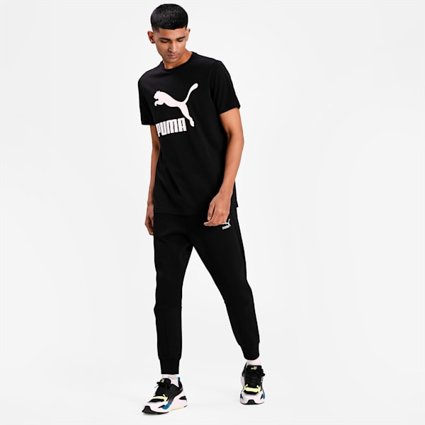 Classics Logo Regular Fit Men's T-shirt, Puma Black, extralarge-IND