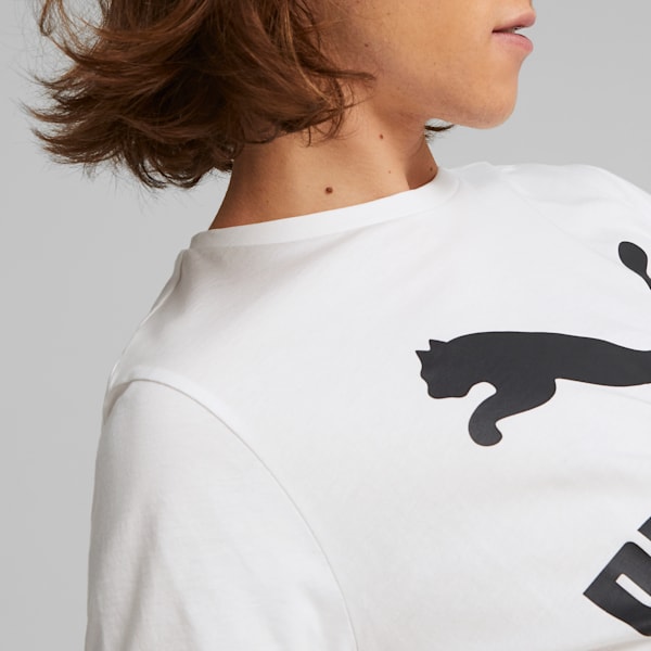 Playera Classics Logo PUMA para Hombre, Puma White, extralarge