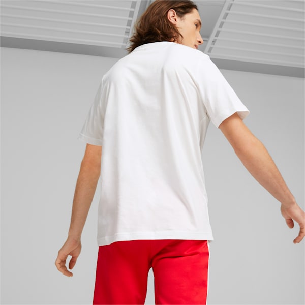 Classics Logo Regular Fit Men's T-shirt, Puma White, extralarge-IND