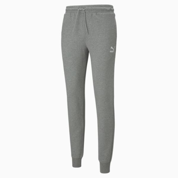 Classics Cuffed Slim Fit Men's Sweat Pants, Medium Gray Heather, extralarge-IND