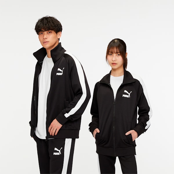 ユニセックス PUMA ICONIC T7 トラック ジャケット PT, Puma Black