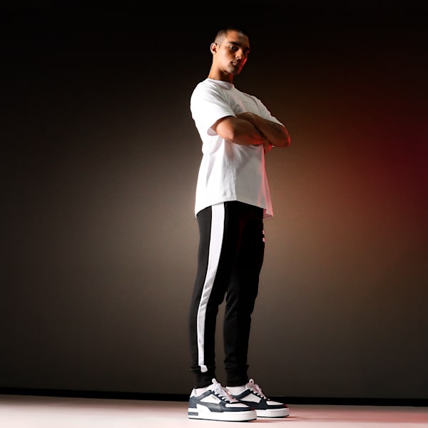 Iconic T7 Slim Fit Men's Track Pants, Puma Black, extralarge-IND
