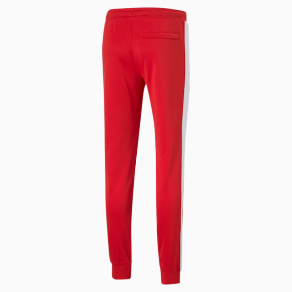 Iconic T7 Slim Fit Men's Track Pants, High Risk Red, extralarge-AUS