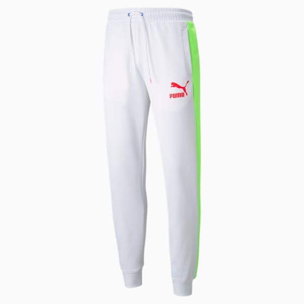 Iconic T7 Men's Track Pants, Puma White-Spectra, extralarge-GBR