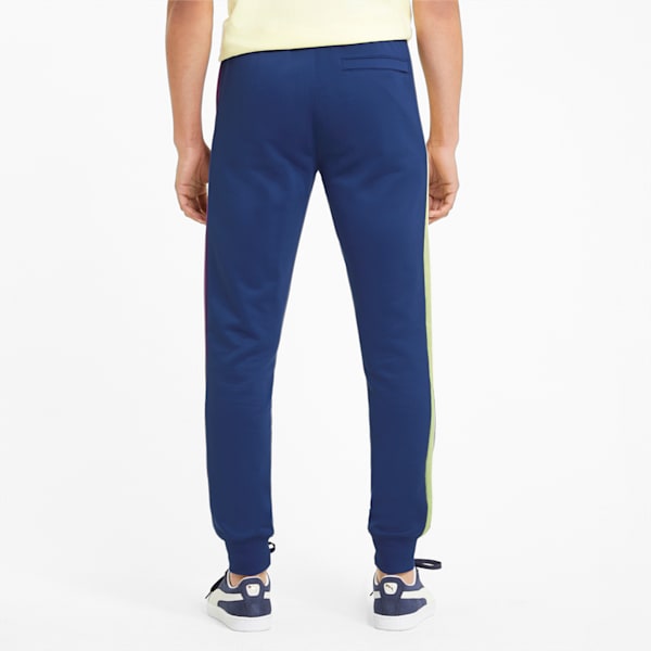 Blue puma joggers best sale