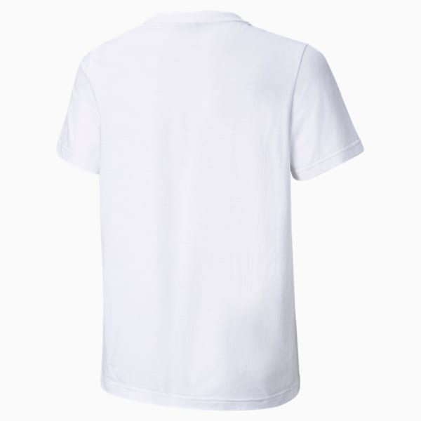 CLASSICS Big Kids' Tee, Puma White, extralarge