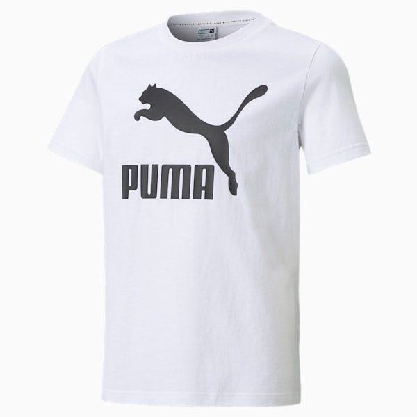 キッズ ボーイズ CLASSICS 半袖 Tシャツ 110-152cm, Puma White, extralarge-AUS