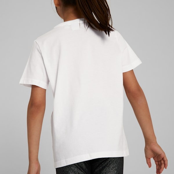 CLASSICS Big Kids' Tee, Puma White, extralarge